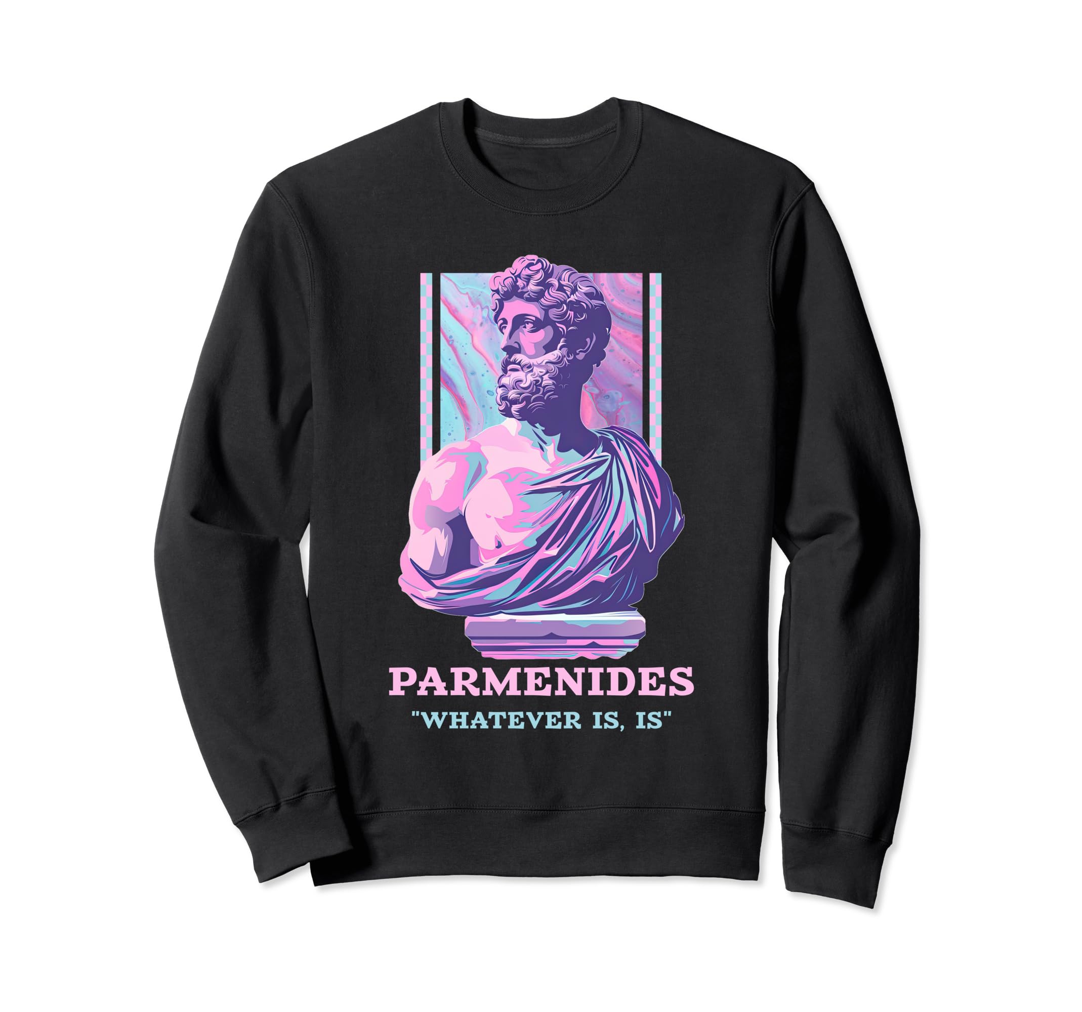 Parmenides Stoic Philosophy Y2K Sweatshirt - Graphic Print Men Women - T-Shirt, Sweatshirt, Hoodie