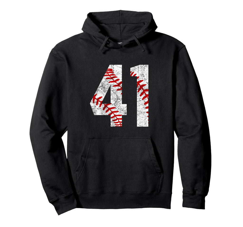 Baseball Mom 41 Jersey Baseball Hoodie - Custom Art Print Men Women - T-Shirt, Sweatshirt, Hoodie