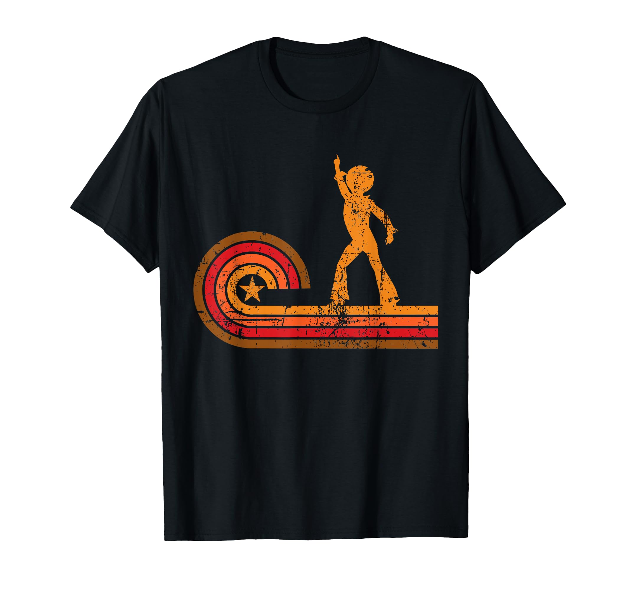 1970S Disco Dancer Silhouette T-Shirt - Casual Everyday Wear for Adults - T-Shirt, Sweatshirt, Hoodie