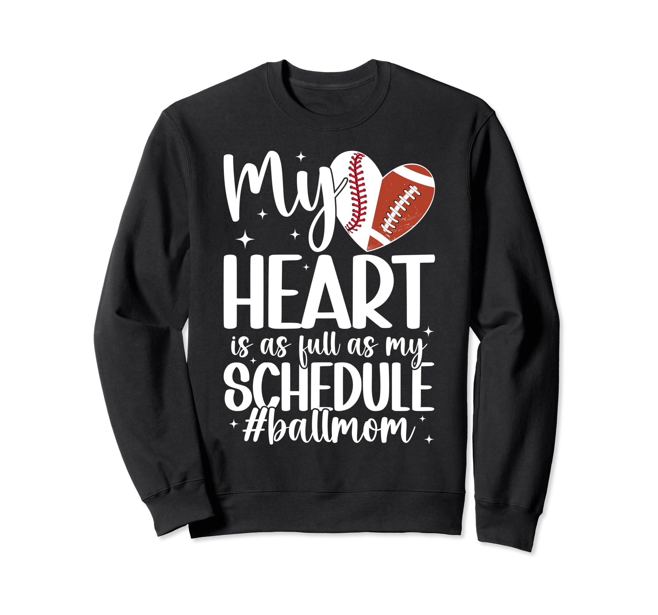 Ball Mom Proud Football Baseball Mom Sweatshirt - Trendy Graphic Men Women - T-Shirt, Sweatshirt, Hoodie
