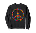 60S 70S Flower Power Groovy Sweatshirt - Fun Novelty Design for Adults - T-Shirt, Sweatshirt, Hoodie