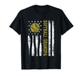 Distressed Usa American Flag Softball T-Shirt - Custom Art Print Unisex - T-Shirt, Sweatshirt, Hoodie