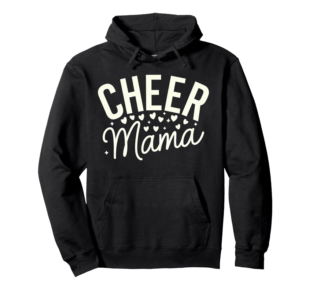 Cheer Mom Mother Bow Cheerleader Hoodie - Casual Everyday Wear for Adults - T-Shirt, Sweatshirt, Hoodie