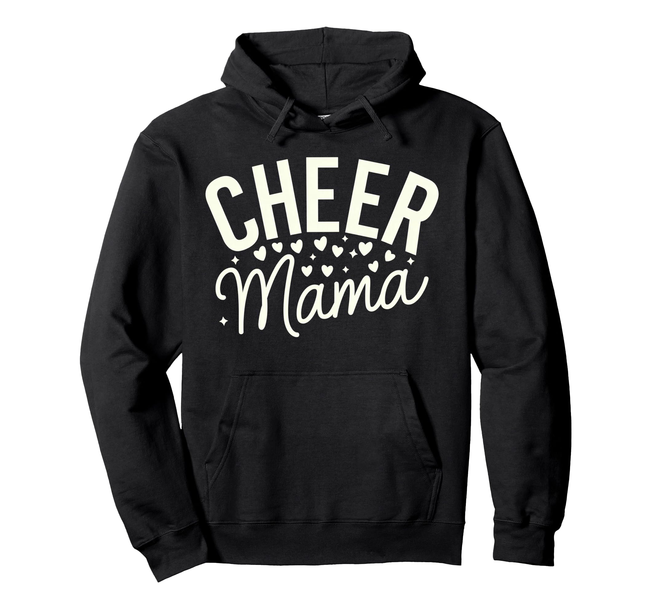 Cheer Mom Mother Bow Cheerleader Hoodie - Casual Everyday Wear for Adults - T-Shirt, Sweatshirt, Hoodie