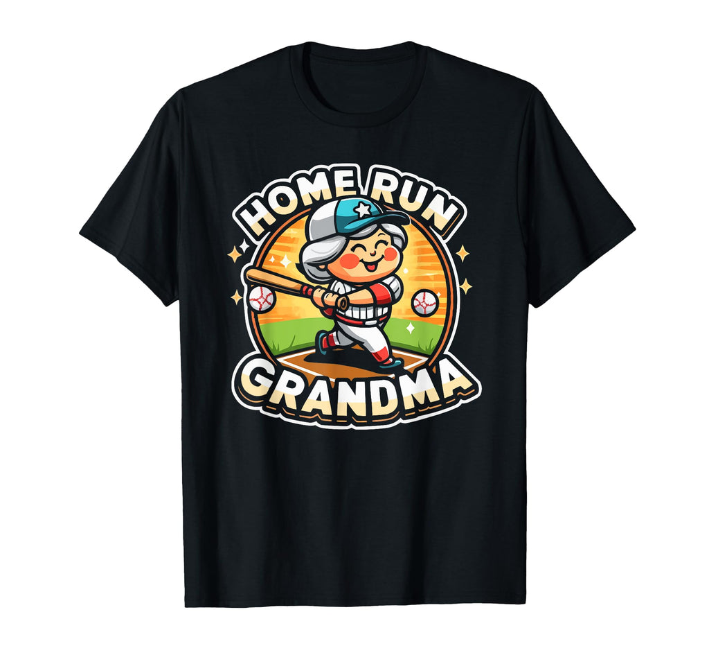 Baseball Grandma Grandmother Granny T-Shirt - Unique Graphic for Adults - T-Shirt, Sweatshirt, Hoodie