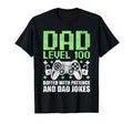 Gamer Dad Fathers Day Dad Level 100 T-Shirt - Trendy Graphic Men Women - T-Shirt, Sweatshirt, Hoodie