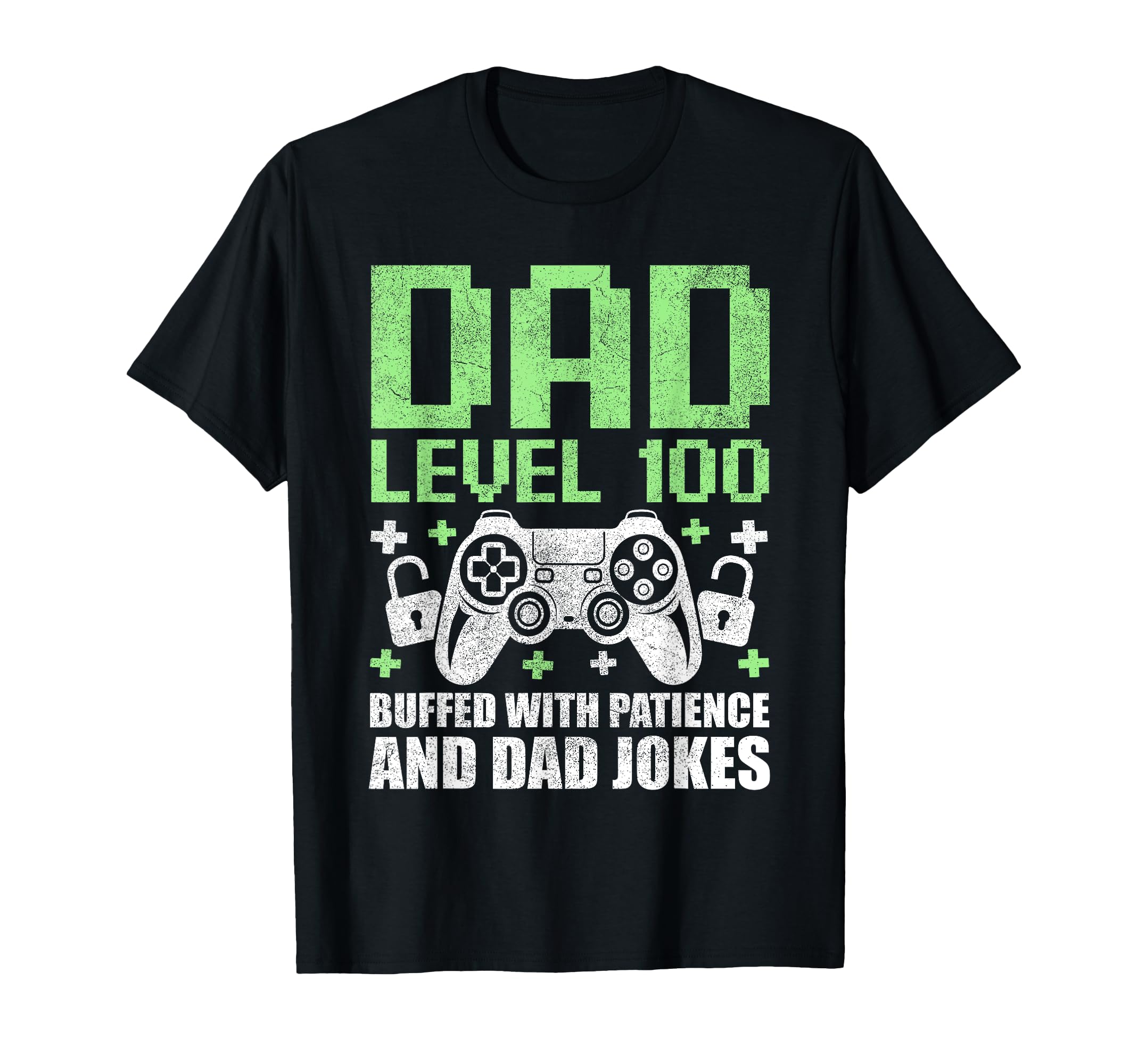 Gamer Dad Fathers Day Dad Level 100 T-Shirt - Trendy Graphic Men Women - T-Shirt, Sweatshirt, Hoodie