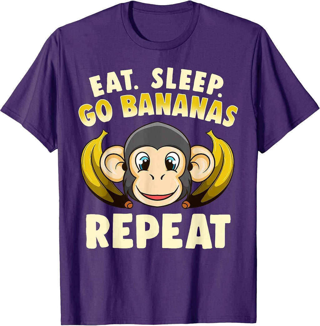 Banana Monkey Mayhem Merch - Adult & Kids T-Shirts, Sweatshirts & Hoodies apparel design preview 1