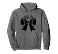 Game Day Baseball Coquette Bow Hoodie - Casual Everyday Wear for Adults - T-Shirt, Sweatshirt, Hoodie