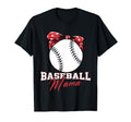 Softball Baseball Mama Floral T-Shirt - Fun Novelty Design for Adults - T-Shirt, Sweatshirt, Hoodie