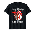 Busy Raising Ballers Funny Football T-Shirt - Streetwear Style Unisex - T-Shirt, Sweatshirt, Hoodie