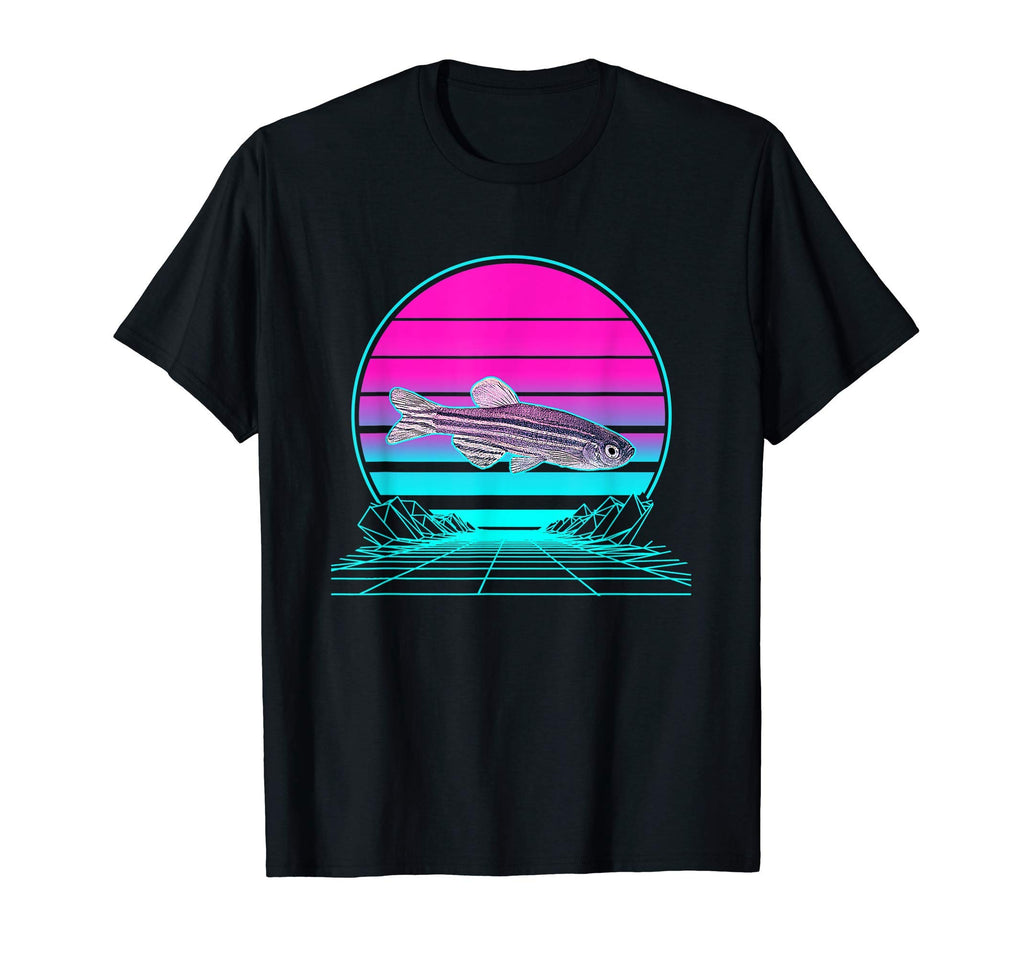 Sunset Zebrafish T-Shirt - Custom Art Print Unisex - T-Shirt, Sweatshirt, Hoodie