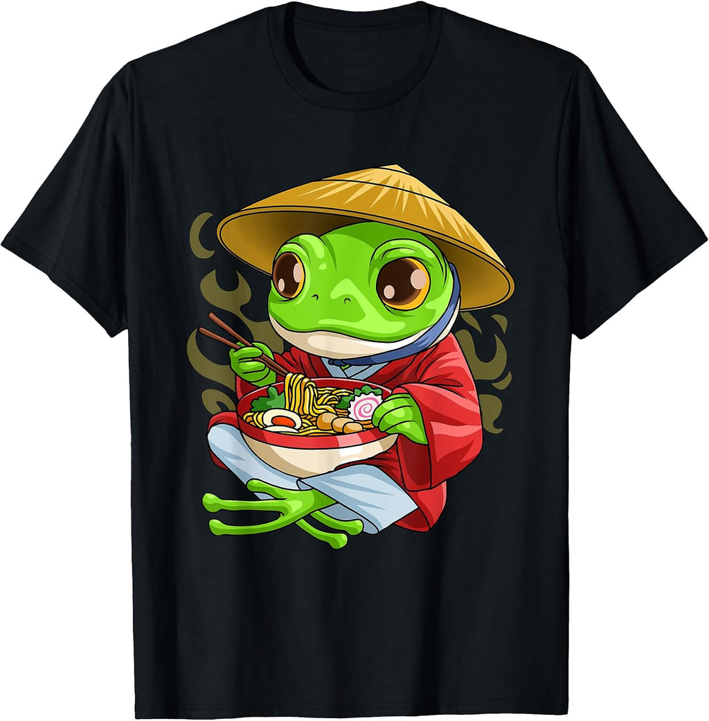 Kawaii Frog Ramen Collection - Adult & Kids T-Shirts, Sweatshirts & Hoodies apparel design preview 1