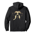 Boxer Smoking Cigarette Grunge Meme 90S Back Hoodie - Trendy Graphic Unisex - T-Shirt, Sweatshirt, Hoodie