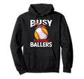 Busy Raising Ballers Baseball Mom Hoodie - Aesthetic Graphic for Adults - T-Shirt, Sweatshirt, Hoodie