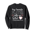 Best Baseball Gigi Game Day My Sweatshirt - Graphic Print for Adults - T-Shirt, Sweatshirt, Hoodie