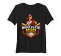 Womens Home Plate Baseball Mom T-Shirt - Casual Everyday Wear for Adults - T-Shirt, Sweatshirt, Hoodie