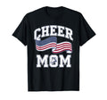 Cheer Mom Mother Bow Cheerleader Game T-Shirt - Minimalist Print Unisex - T-Shirt, Sweatshirt, Hoodie