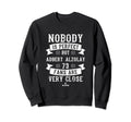 Nobody Is Adbert Alzolay Baseball Sweatshirt - Minimalist Print Men Women - T-Shirt, Sweatshirt, Hoodie