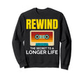 Cassette Tape 80S Rewind Building Sweatshirt - Unique Graphic for Adults - T-Shirt, Sweatshirt, Hoodie