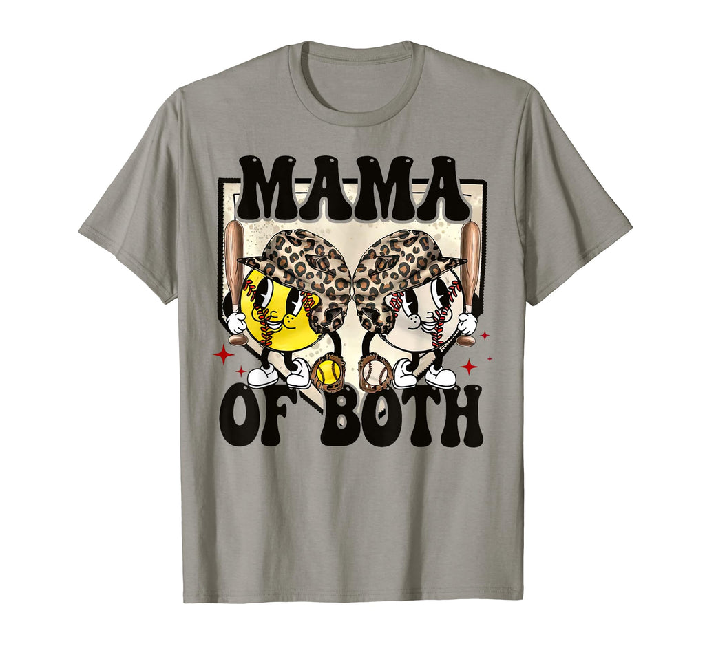 Mama Both Leopard Baseball And T-Shirt - Aesthetic Graphic Men Women - T-Shirt, Sweatshirt, Hoodie
