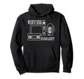 Never Forget Nerdy Vinyl Vcr Audio Hoodie - Casual Everyday Wear Men Women - T-Shirt, Sweatshirt, Hoodie