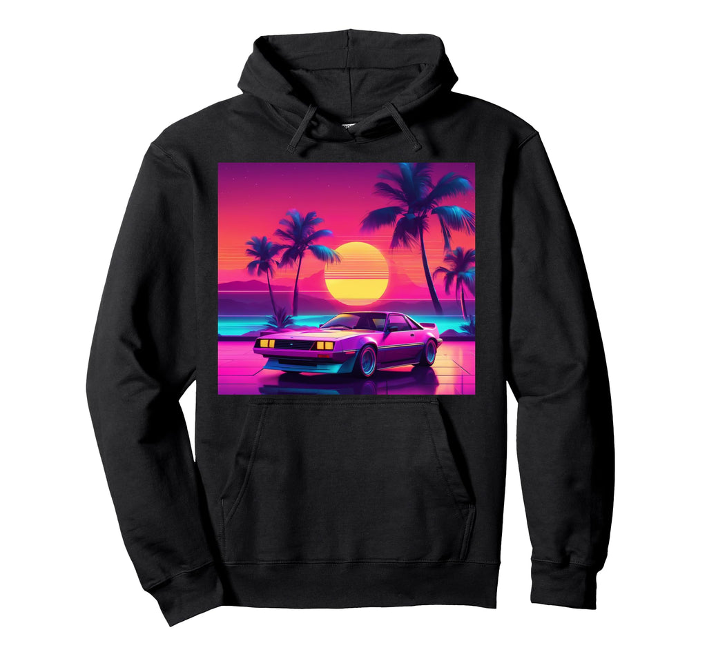 Jdm Japan Car 80S Vaporwave Aesthetic Hoodie - Aesthetic Graphic Unisex - T-Shirt, Sweatshirt, Hoodie