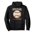 Pitch Please Baseball Lover Mom And Hoodie - Custom Art Print Unisex - T-Shirt, Sweatshirt, Hoodie