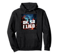 Ok So I Lied Aesthetic Vaporwave Hoodie - Fun Novelty Design for Adults - T-Shirt, Sweatshirt, Hoodie