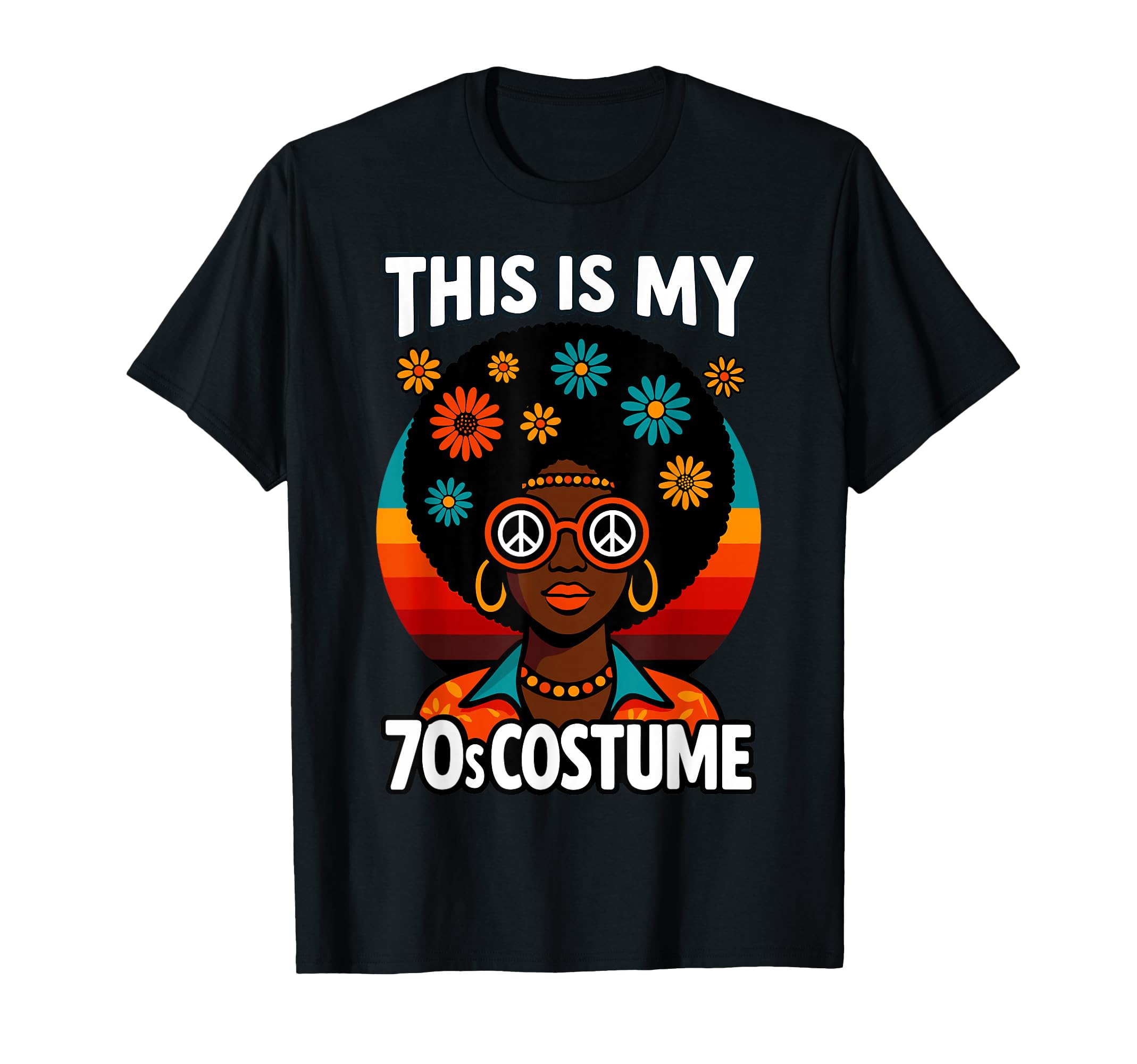 This Is My 70S Costume Party 1970 T-Shirt - Unique Graphic Unisex - T-Shirt, Sweatshirt, Hoodie