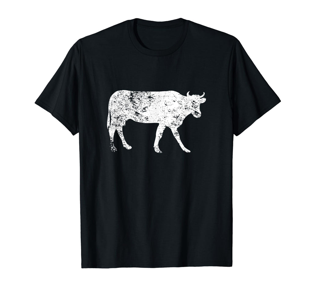 Cow Distressed Cow T-Shirt - Fun Novelty Design for Adults - T-Shirt, Sweatshirt, Hoodie