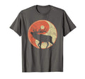 Bugling Elk Yin Yang Distressed Sketch T-Shirt - Trendy Graphic Men Women - T-Shirt, Sweatshirt, Hoodie