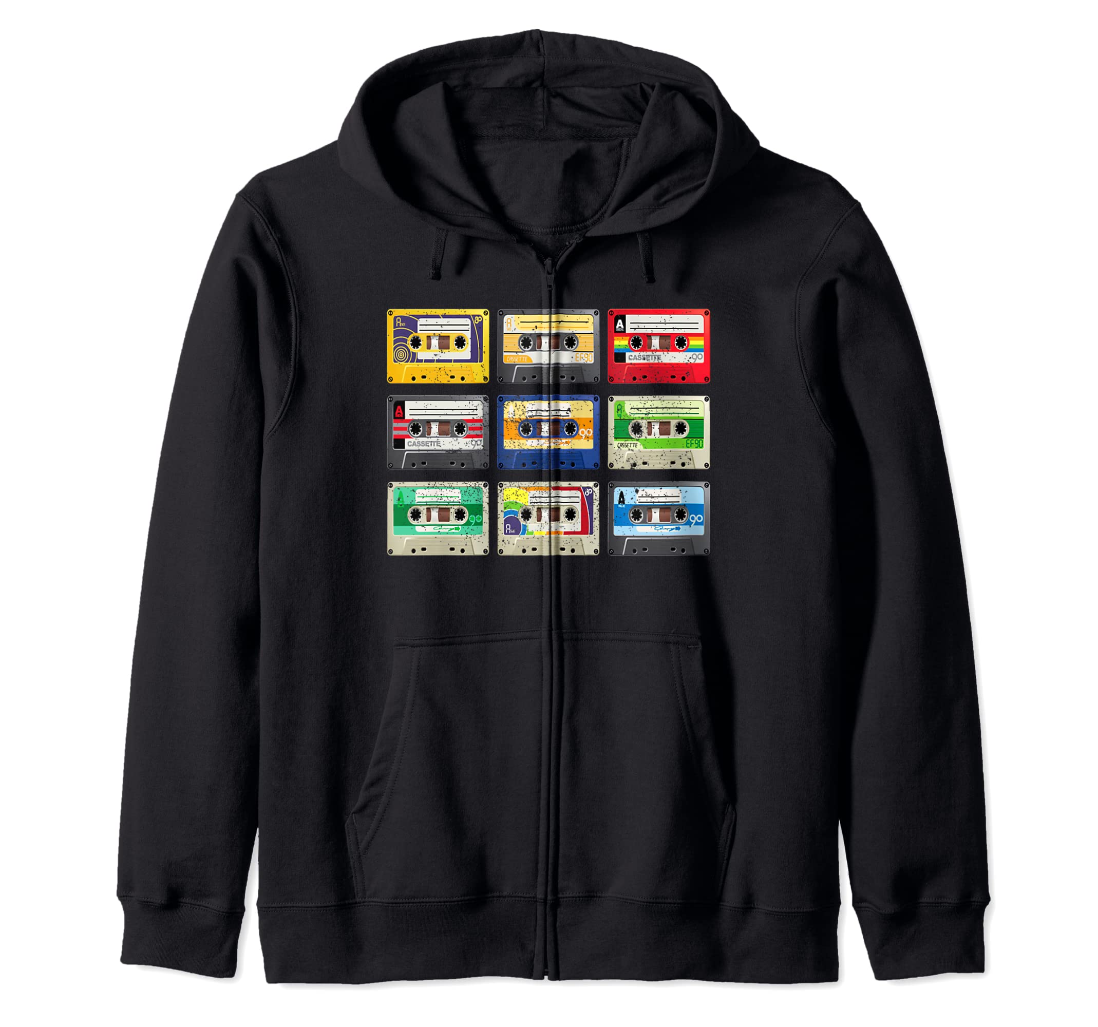 Throwback Cassette Tapes 80S 90S T-Shirt - Custom Art Print for Adults - T-Shirt, Sweatshirt, Hoodie