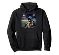 Racoon Funny Ballfield Dark Only Hoodie - Graphic Print for Adults - T-Shirt, Sweatshirt, Hoodie