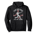 Your Girlfriend Likes My Swing Funny Hoodie - Unique Graphic Men Women - T-Shirt, Sweatshirt, Hoodie