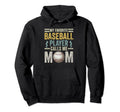 Baseball Mom My Favorite Baseball Player Hoodie - Graphic Print Unisex - T-Shirt, Sweatshirt, Hoodie