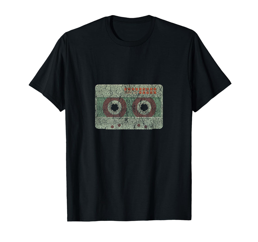 Distressed Cassette Type T-Shirt - Novelty Apparel for Adults - T-Shirt, Sweatshirt, Hoodie