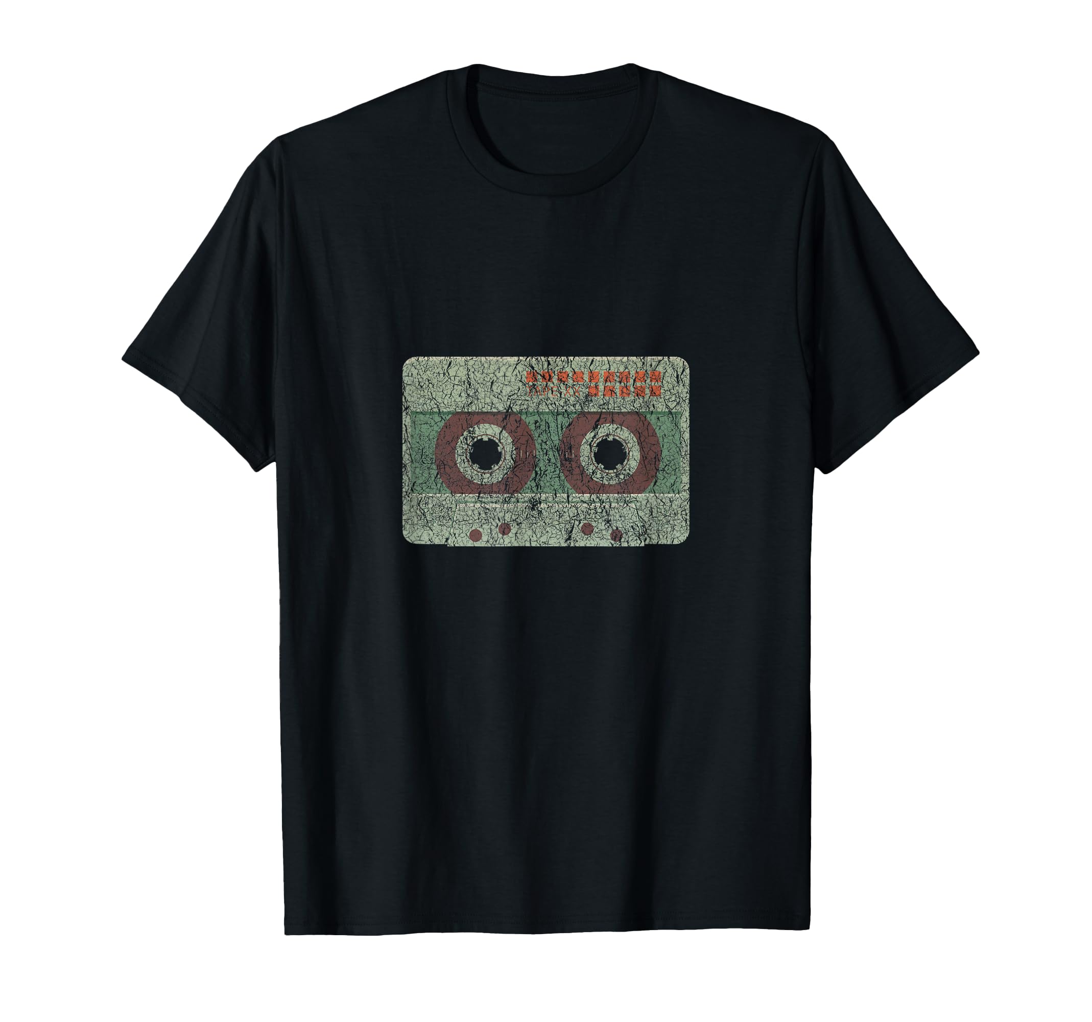 Distressed Cassette Type T-Shirt - Novelty Apparel for Adults - T-Shirt, Sweatshirt, Hoodie