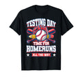 Testing Day Teacher Baseball Bat T-Shirt - Graphic Print for Adults - T-Shirt, Sweatshirt, Hoodie