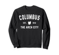 Columbus Ohio City Distressed Sweatshirt - Minimalist Print for Adults - T-Shirt, Sweatshirt, Hoodie