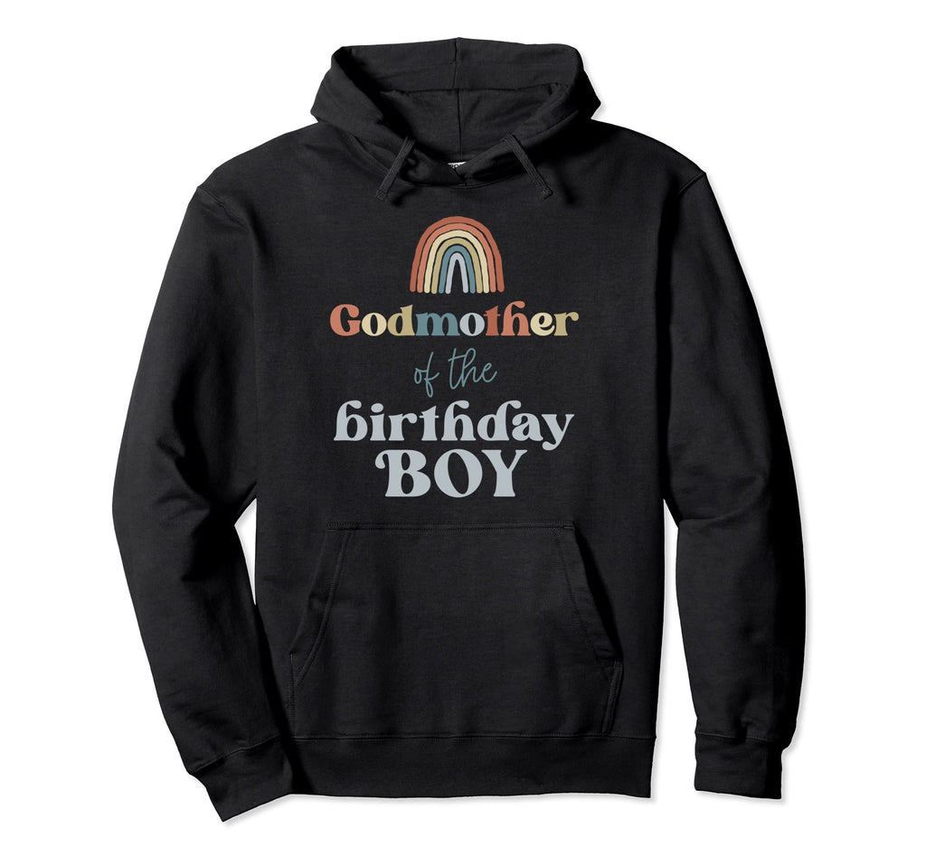 Godmother Birthday Boho Rainbow Hoodie - Casual Everyday Wear for Adults - T-Shirt, Sweatshirt, Hoodie