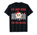 Baseball Sister Im Just Here Snacks T-Shirt - Graphic Print for Adults - T-Shirt, Sweatshirt, Hoodie