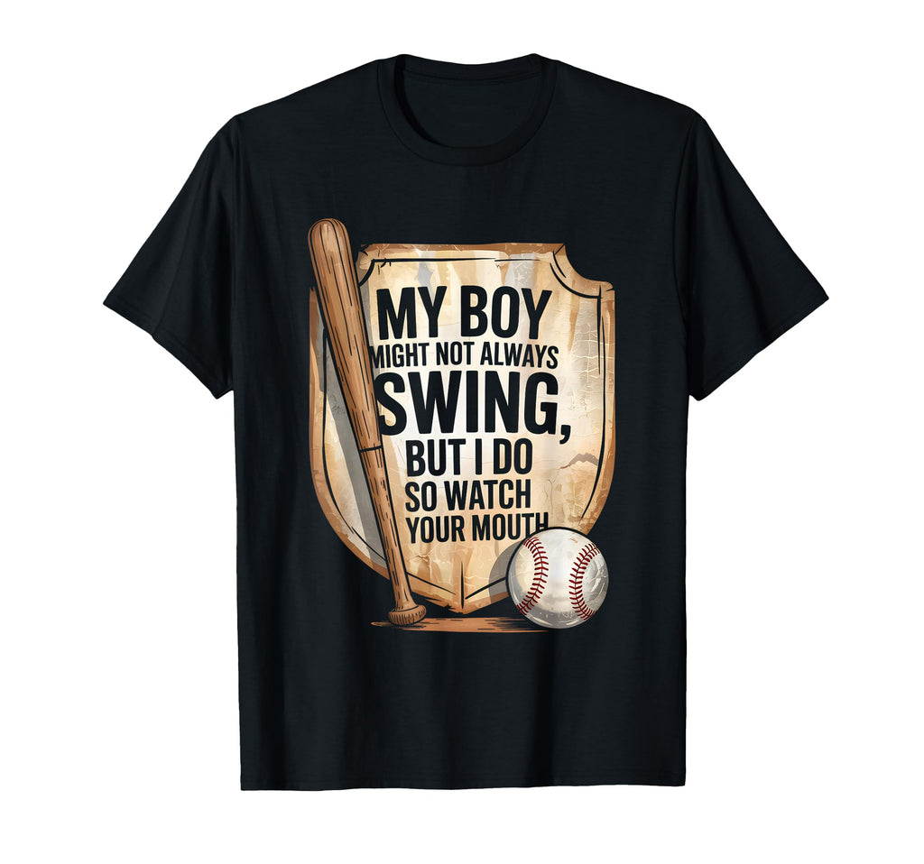My Might Not Always Swing But I Do T-Shirt - Minimalist Print for Adults - T-Shirt, Sweatshirt, Hoodie