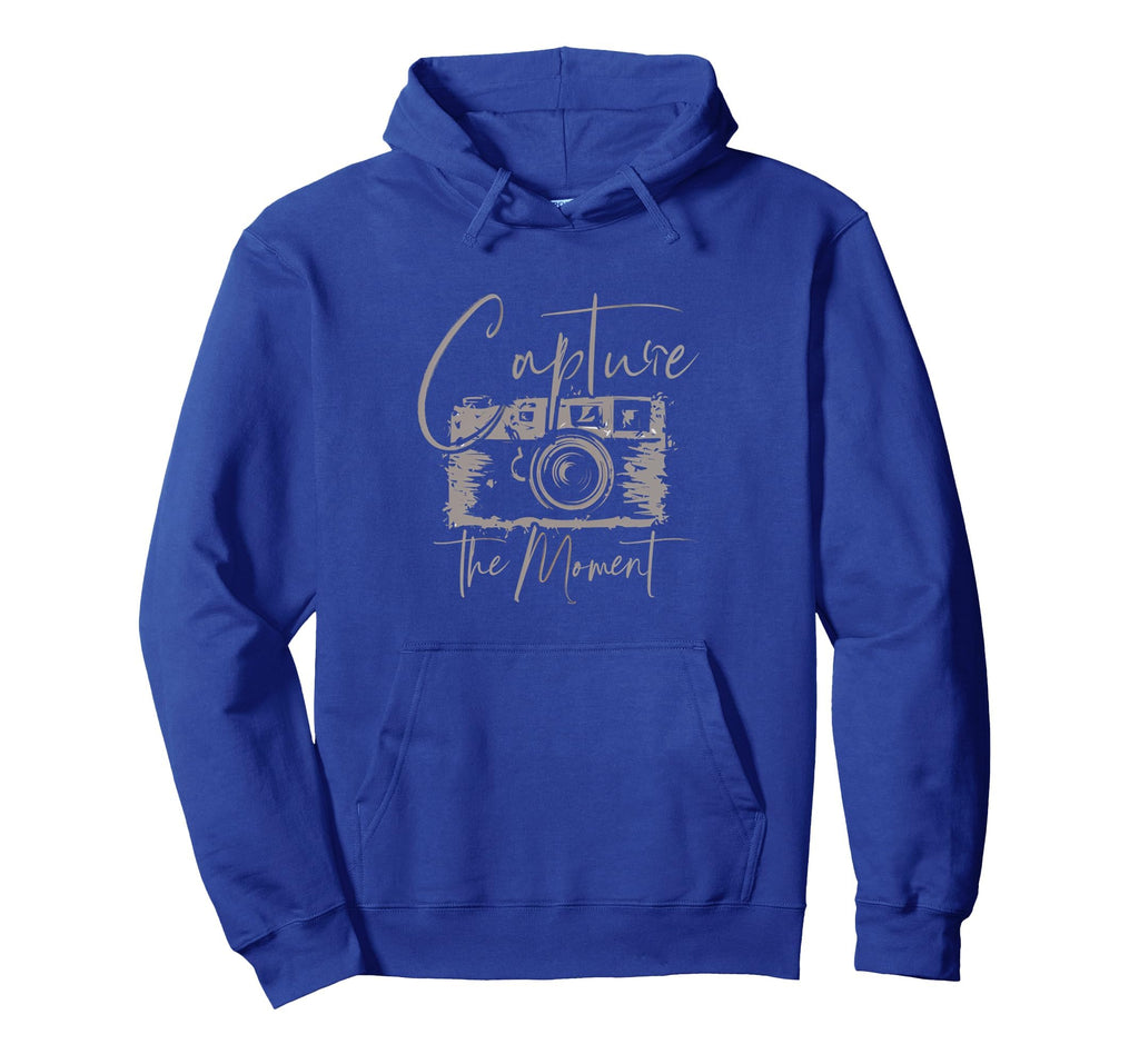 Capture Moment Photography Camera Lens Hoodie - Novelty Apparel Unisex - T-Shirt, Sweatshirt, Hoodie