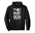 Those Fields Ball Mama Football Hoodie - Trendy Graphic for Adults - T-Shirt, Sweatshirt, Hoodie