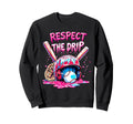 Baseball Drip Respect Drip Sweatshirt - Minimalist Print Men Women - T-Shirt, Sweatshirt, Hoodie