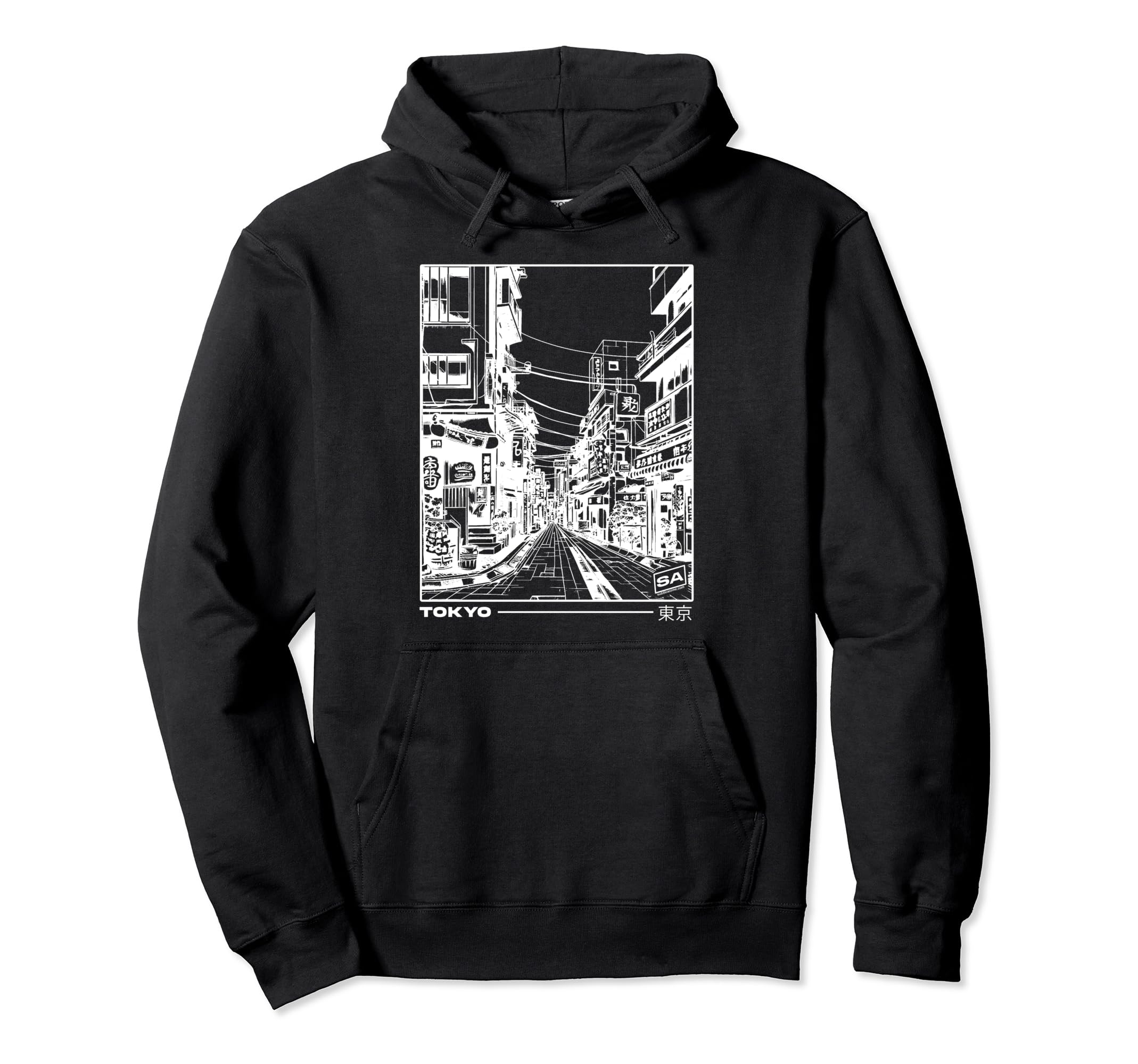 Japan Streets 90S Tokyo Japanese Lofi Hoodie - Custom Art Print Men Women - T-Shirt, Sweatshirt, Hoodie