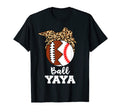 Ball Yaya Funny Football Baseball T-Shirt - Custom Art Print for Adults - T-Shirt, Sweatshirt, Hoodie