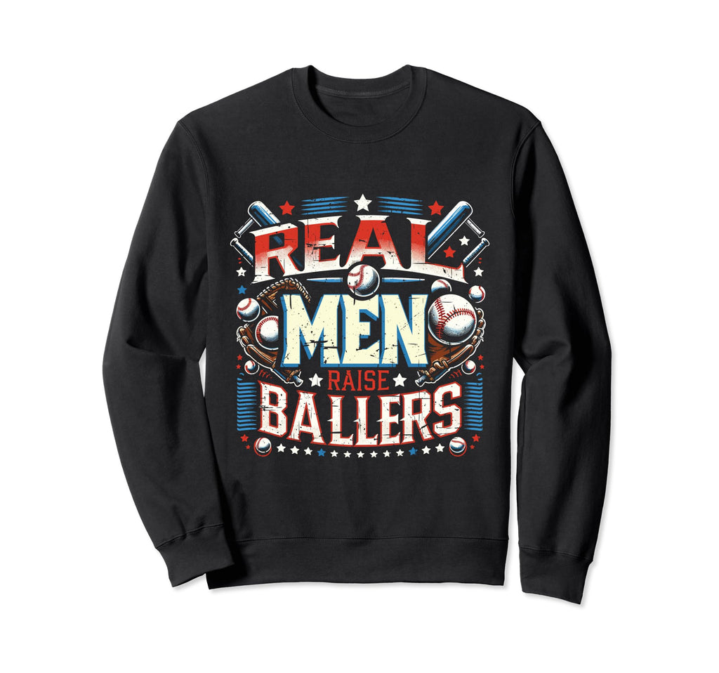 Fathers Day Baseball Dad Son Sweatshirt - Aesthetic Graphic for Adults - T-Shirt, Sweatshirt, Hoodie