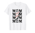 Baseball Mom Lightning Bolt T-Shirt - Fun Novelty Design Men Women - T-Shirt, Sweatshirt, Hoodie